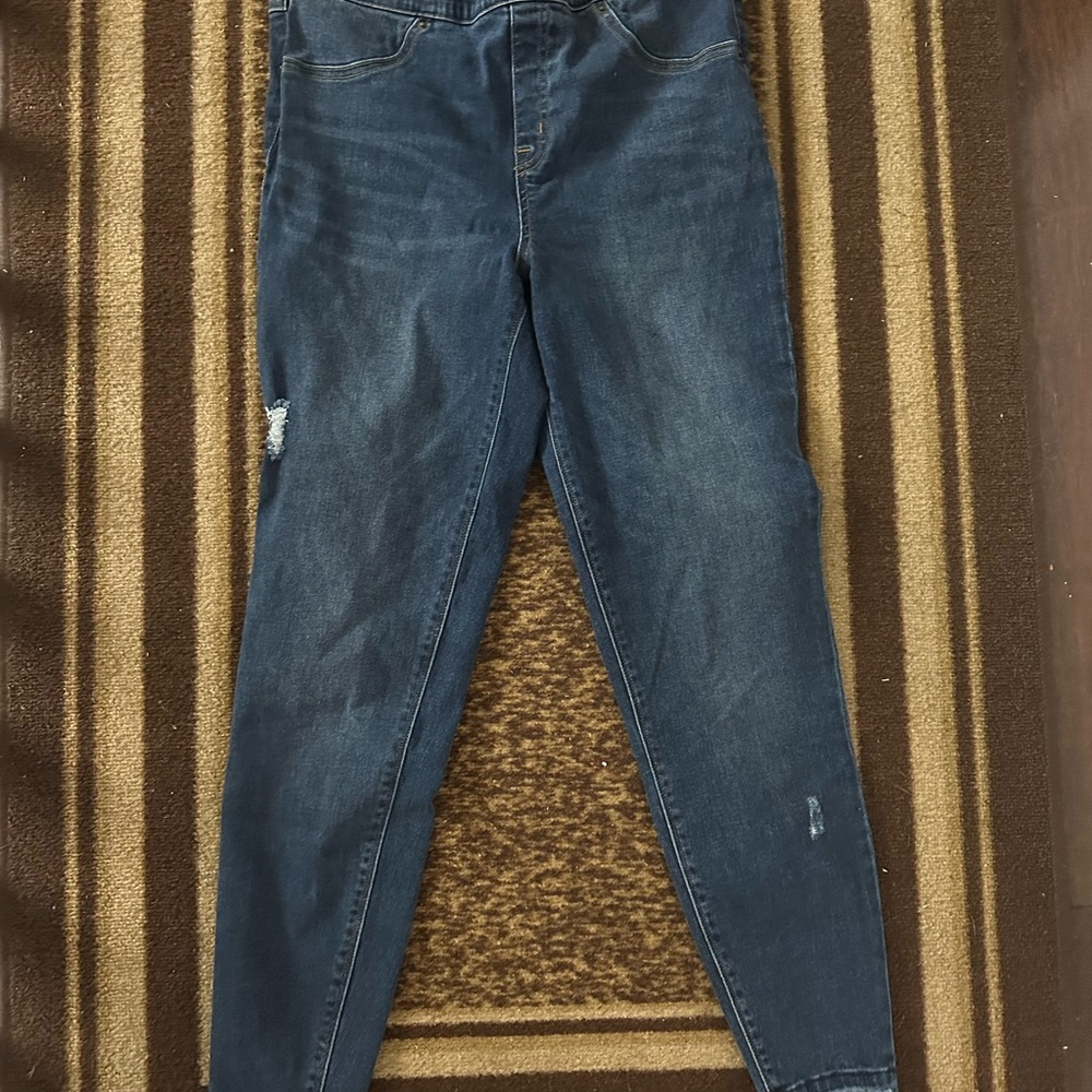 SPANX Blue Skinny Jeans Modern Slim-Fit